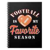 アメリカンフットボールは私のシーズお気に入りのンだ ノートブック (正面)