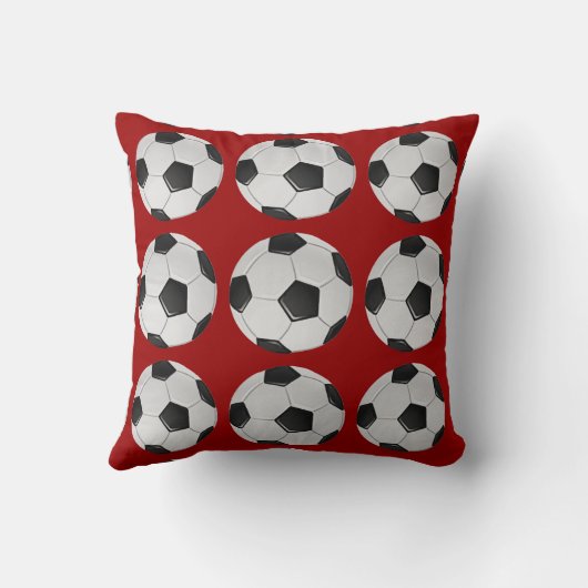 アメリカンフットボールまたは協会のサッカーボール クッション (裏面)