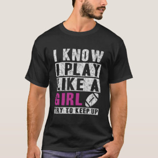 アメリカンフットボールみたいにプレイするよ、ついて来な Tシャツ