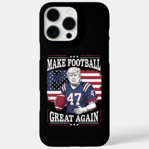 アメリカンフットボールを再び偉大なものに 古着 USA フラッグ トランプ iPhone 16 PRO MAXケース
