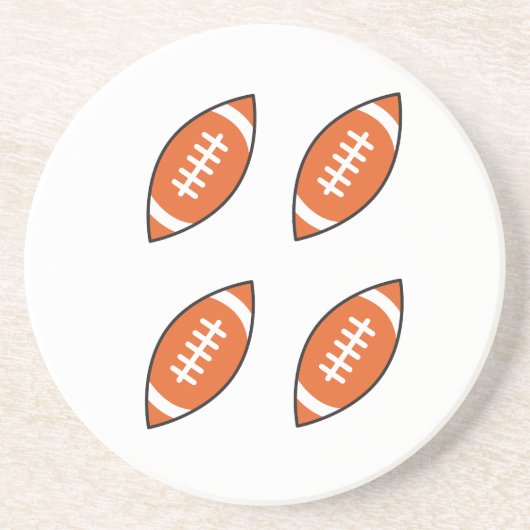 アメリカンフットボールイラストレーションのパタンスロピロ コースター (正面)