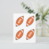 アメリカンフットボールイラストレーションのパタンスロピロ ポストカード (スタンド正面)