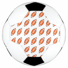 アメリカンフットボールイラストレーションパターン サッカーボール