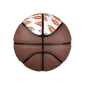 アメリカンフットボールイラストレーションパターン ミニバスケットボール (右)
