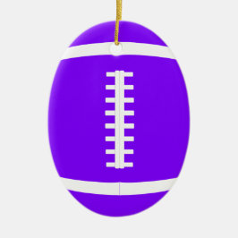 アメリカンフットボールカスタムのクリスマスを選ぶ セラミックオーナメント