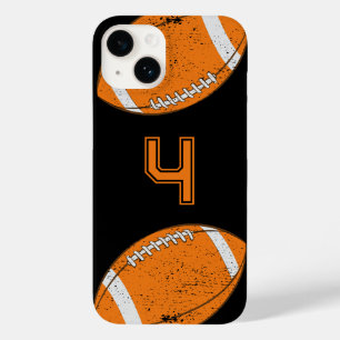 アメリカンフットボールカスタムジャージーナンバーブラック Case-Mate iPhone 14ケース