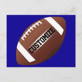 アメリカンフットボールカスタムチーム名&カラースポーツ ポストカード