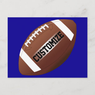 アメリカンフットボールカスタムチーム名&カラースポーツ ポストカード