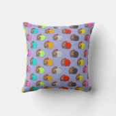 アメリカンフットボールカラフル – ヘルメット&ボール クッション (裏面)