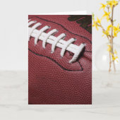 アメリカンフットボールグリーティングカード カード (黄色い花)