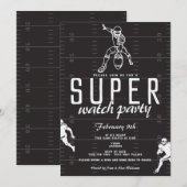 アメリカンフットボールゲームデイスポーツ観戦パーティー 招待状 (正面/裏面)