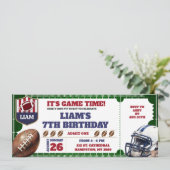 アメリカンフットボールタッチダウン誕生日 (スタンド正面)