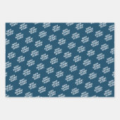 アメリカンフットボールハッピーバースデーボーイフォトWr ラッピングペーパーシート (正面3)