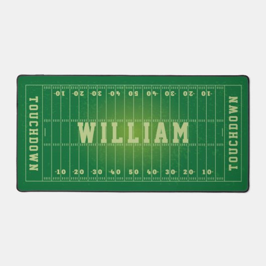 アメリカンフットボールパーソナライズされた場 デスクマット (正面)