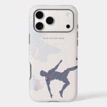 アメリカンフットボールファン カスタムネーム フォンケース