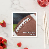 アメリカンフットボールボーイズハッピーバースデーパーティー スタンダードカクテルナプキン (インサイチュ)