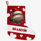 アメリカンフットボールメリーの漫画の名前 スモールクリスマスストッキング (正面)