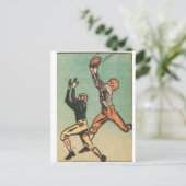 アメリカンフットボールヴィンテージ漫画切り出し ポストカード (スタンド正面)