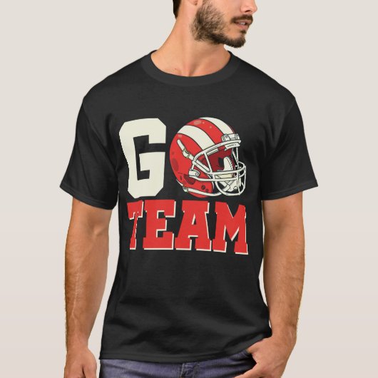 アメリカンフットボール囲碁チーム Tシャツ (正面)
