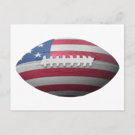 アメリカンフットボール国旗 ポストカード
