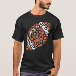 アメリカンフットボール国際的ドットドットデイメンズB Tシャツ
