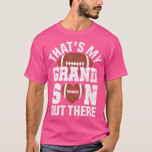 アメリカンフットボール場の孫だ Tシャツ (正面)