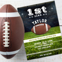 アメリカンフットボール場1歳の誕生日パーティー