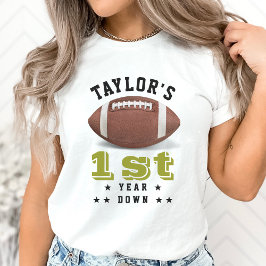 アメリカンフットボール場1st誕生日パーティー親 tシャツ