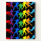 アメリカンフットボール好きのためのカスタム ノートブック 学校生活を楽しく (裏面)