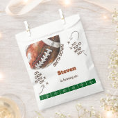 アメリカンフットボール子供の誕生日 フェイバーバッグ (クリップ留めされた状態)