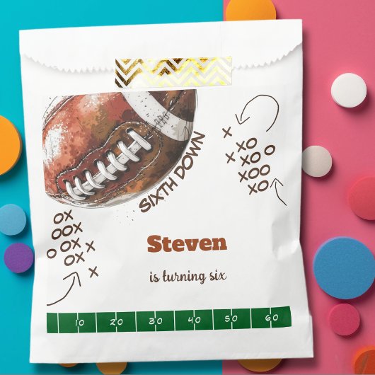 アメリカンフットボール子供の誕生日 フェイバーバッグ