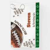 アメリカンフットボール子供の誕生日 横断幕 (縦)