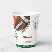 アメリカンフットボール子供の誕生日 紙コップ (正面)