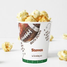 アメリカンフットボール子供の誕生日 紙コップ