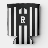 アメリカンフットボール審判ストライプクーラーボックス 缶クーラー (正面)