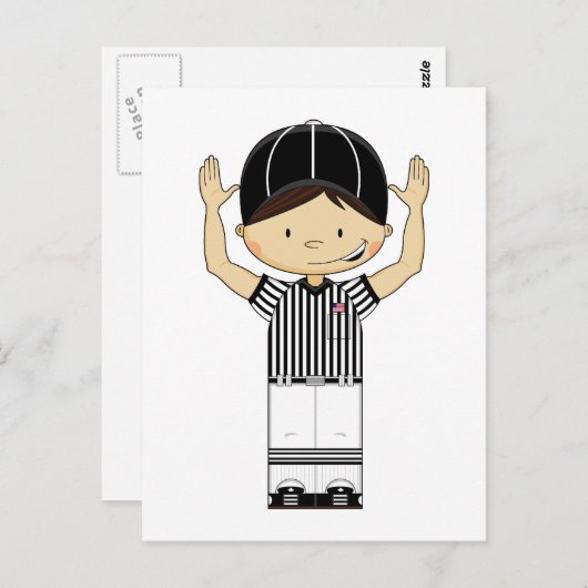 アメリカンフットボール審判用はがき ポストカード (正面/裏面)