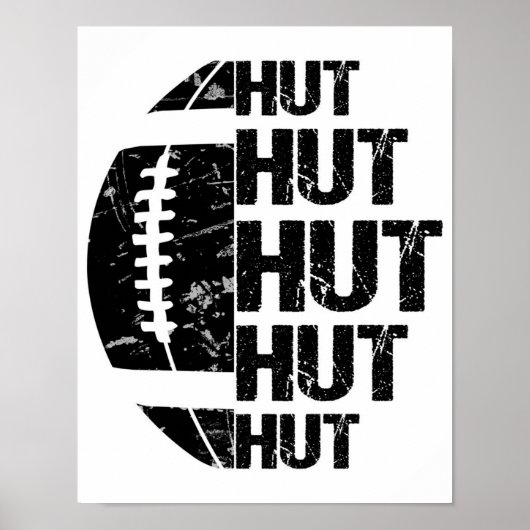 アメリカンフットボール引用文 ポスター (正面)