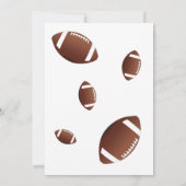 アメリカンフットボール感謝コーチカード サンキューカード (裏面)