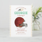 アメリカンフットボール招待状 | フットボールヘルメット 招待状 (スタンド正面)