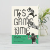 アメリカンフットボール招待状 | 試合開始だ！ 招待状 (スタンド正面)