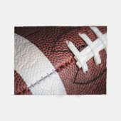 アメリカンフットボール接写の写真 フリースブランケット (正面(横))