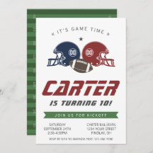 アメリカンフットボール海軍レッド、任意の年齢の誕生日パーティー