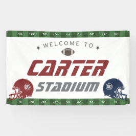 アメリカンフットボール海軍レッド、任意の年齢の誕生日パーティー 横断幕