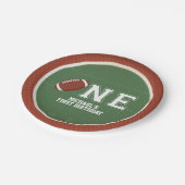 アメリカンフットボール第1誕生日 ペーパープレート (アングル)