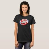 アメリカンフットボール米国国旗7月B日 Tシャツ (正面フル)