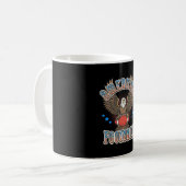 アメリカンフットボール米国国旗 コーヒーマグカップ (正面左)