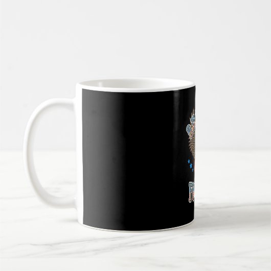 アメリカンフットボール米国国旗 コーヒーマグカップ (左)