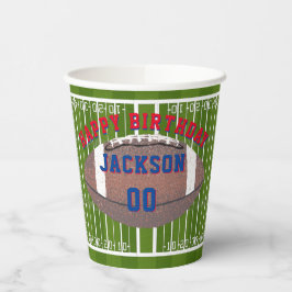 アメリカンフットボール誕生日パーティー 紙コップ