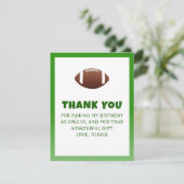 アメリカンフットボール誕生日 サンキューカード (スタンド正面)