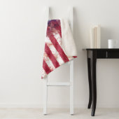 アメリカンフットボール選手と国旗の愛国心 シェルパブランケット (インサイチュ)